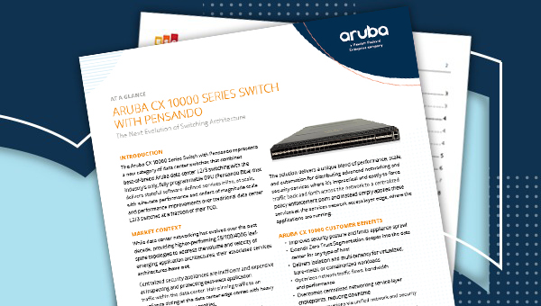 Aruba CX 10000 Series Switch with Pensando