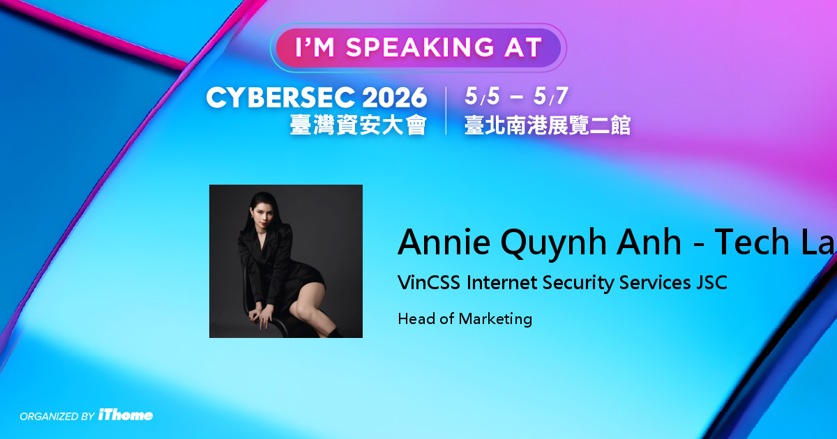 Annie Quynh Anh - Tech Lady - CYBERSEC 2026