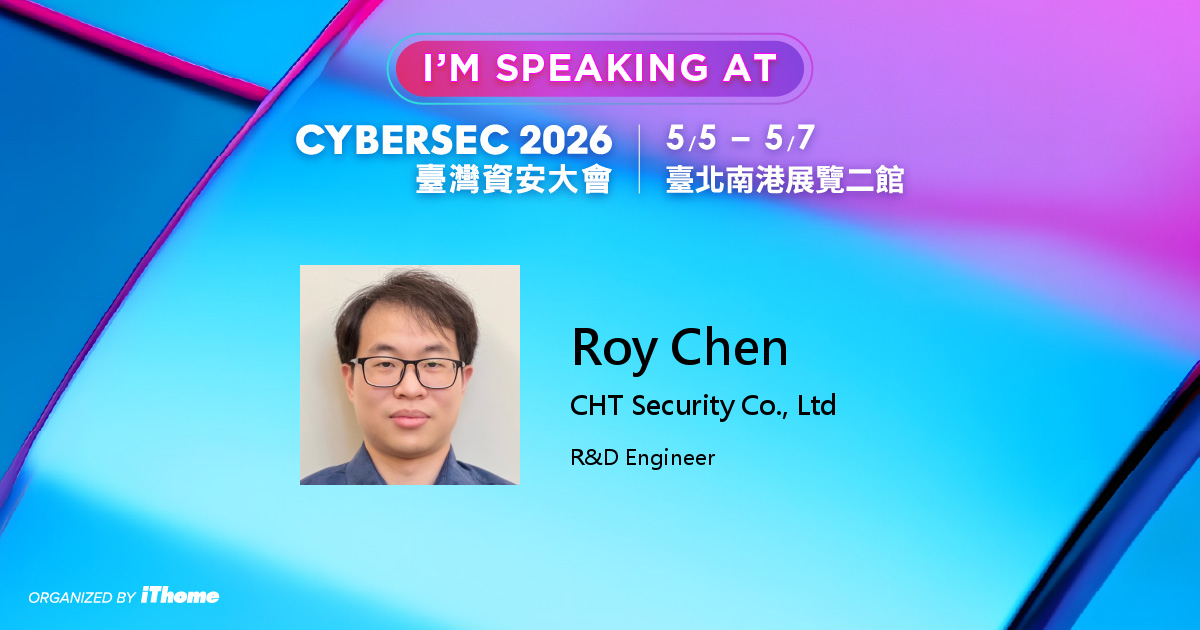 Roy Chen - CYBERSEC 2026